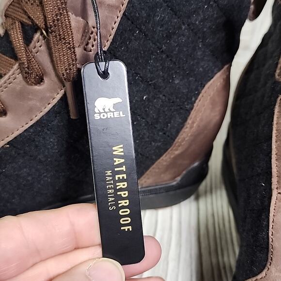 Sorel Evie II NW Lace Up Ankle Wedge Booties Womens 9.5 NEW - Picture 5 of 13